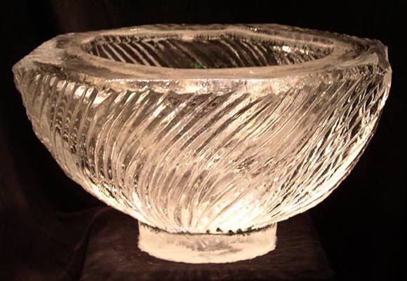 [Image - Spiral Etched Punch Bowl]