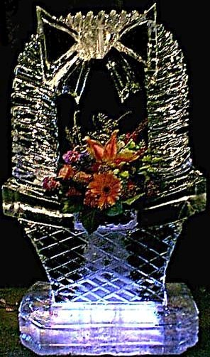 Click on image to view full size [Image - Single block Fancy Basket With Flowers]