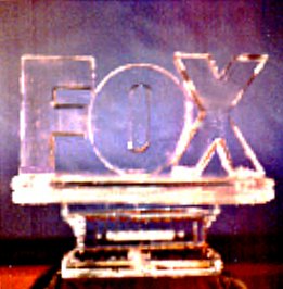 [Fox Network Logo Ice Sculpture by Images in Ice]