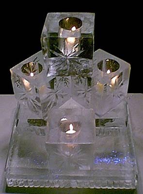 Click on image to view full size [IMAGE - Single block Luminaire Centerpiece]